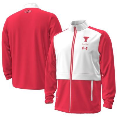 Men's Texas Tech Red Raiders NCAA Under Armour Texas Tech Raiders Throwback Double T Full-Zip Jacket, Large