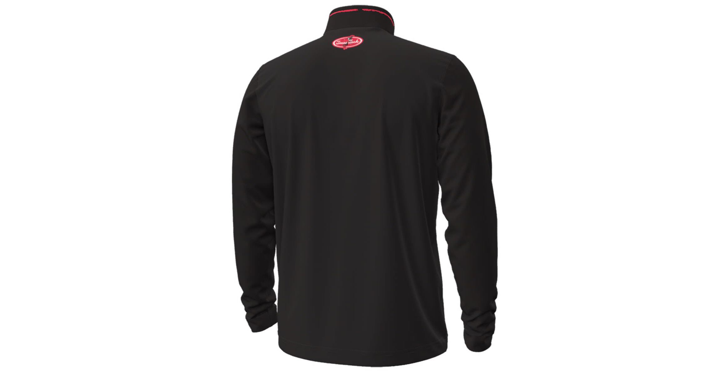 Texas Tech Red Raiders NCAA Under Armour Texas Tech Raiders Throwback Cursive Quarter-Zip Pullover Top