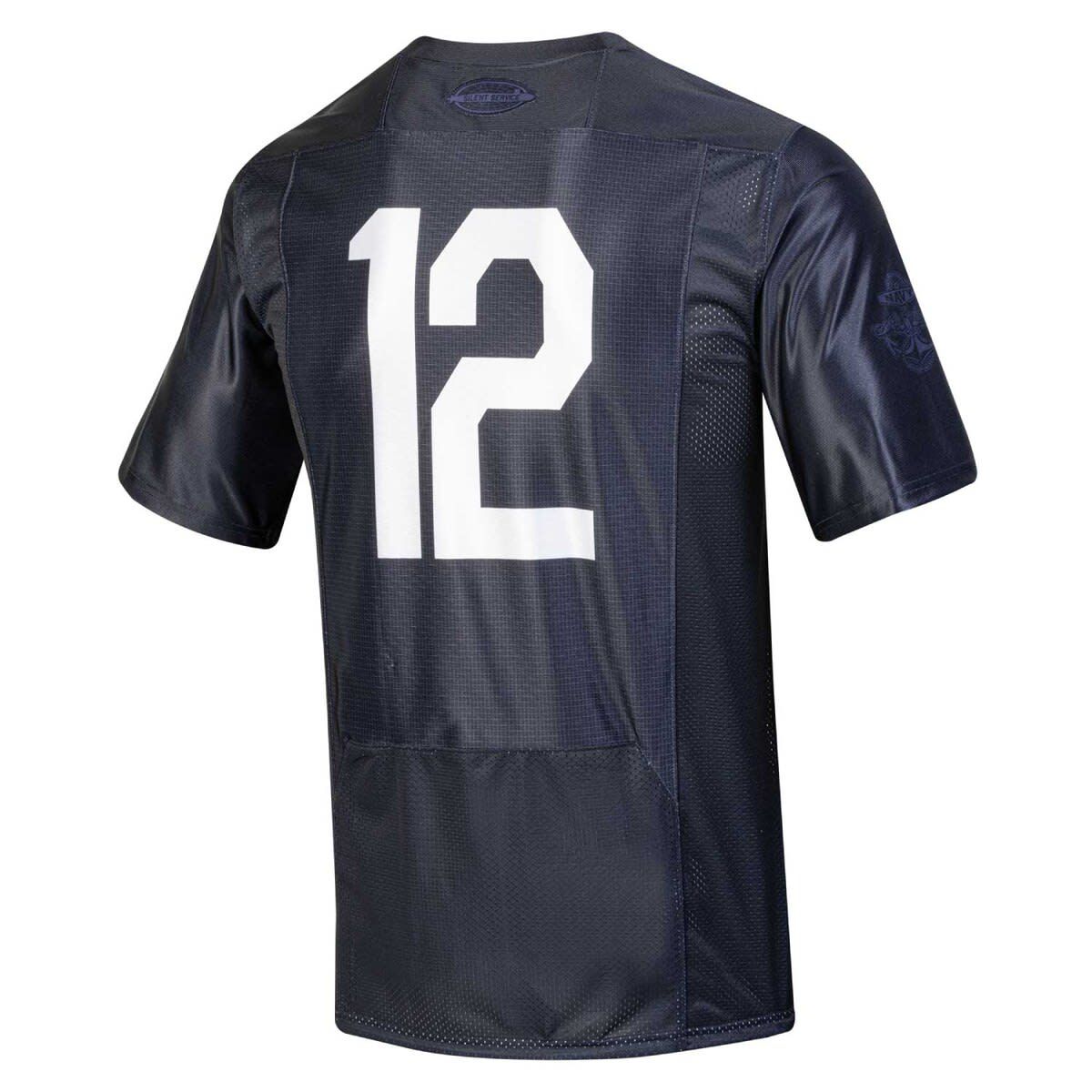 Navy Midshipmen NCAA Under Armour #12 Midshipmen Silent Service Replica Football Jersey