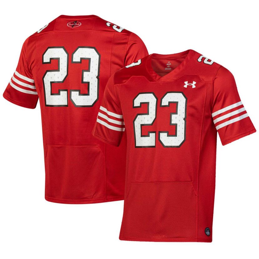 Texas Tech Red Raiders NCAA Under Armour #23 Texas Tech Raiders Throwback Replica Jersey