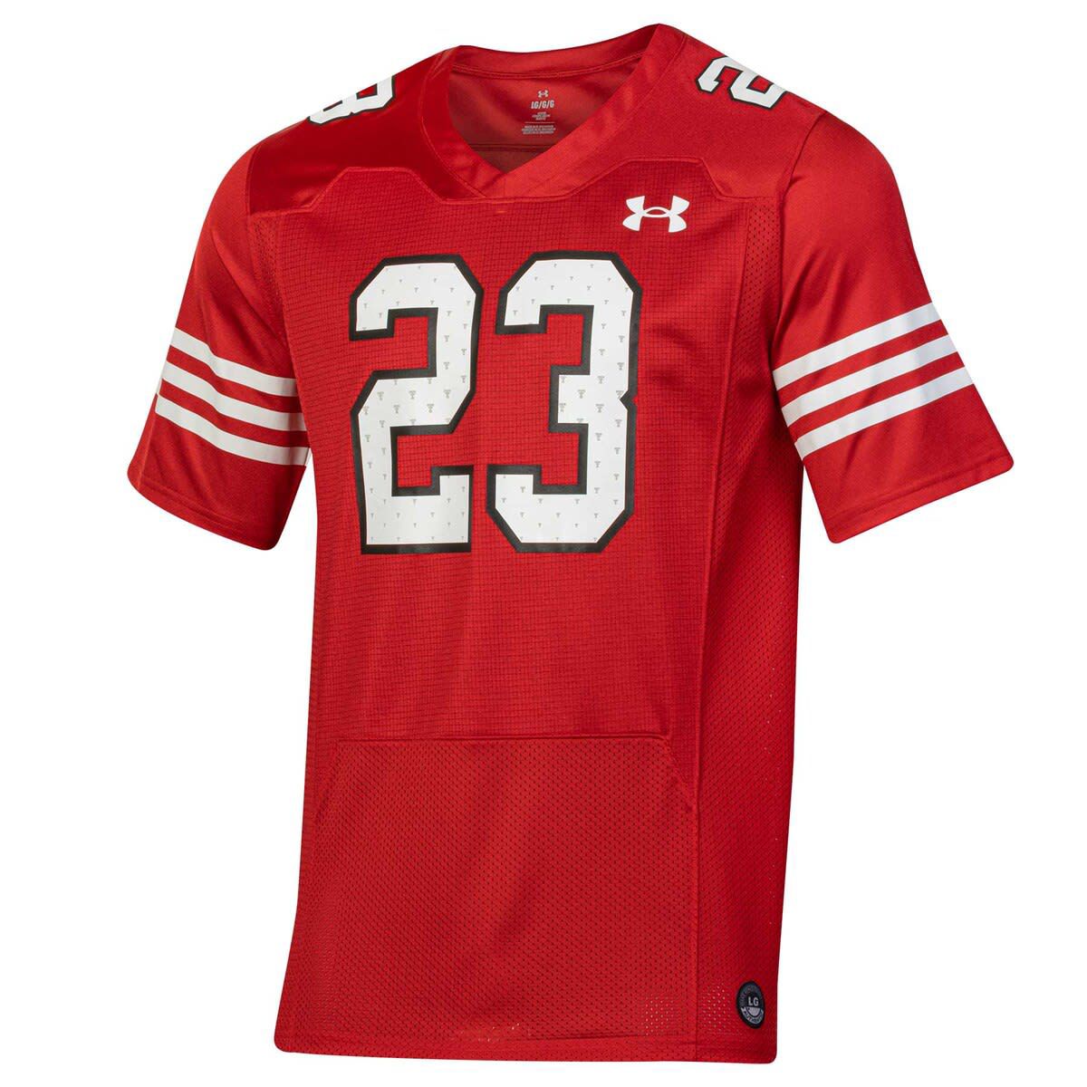 Texas Tech Red Raiders NCAA Under Armour #23 Texas Tech Raiders Throwback Replica Jersey