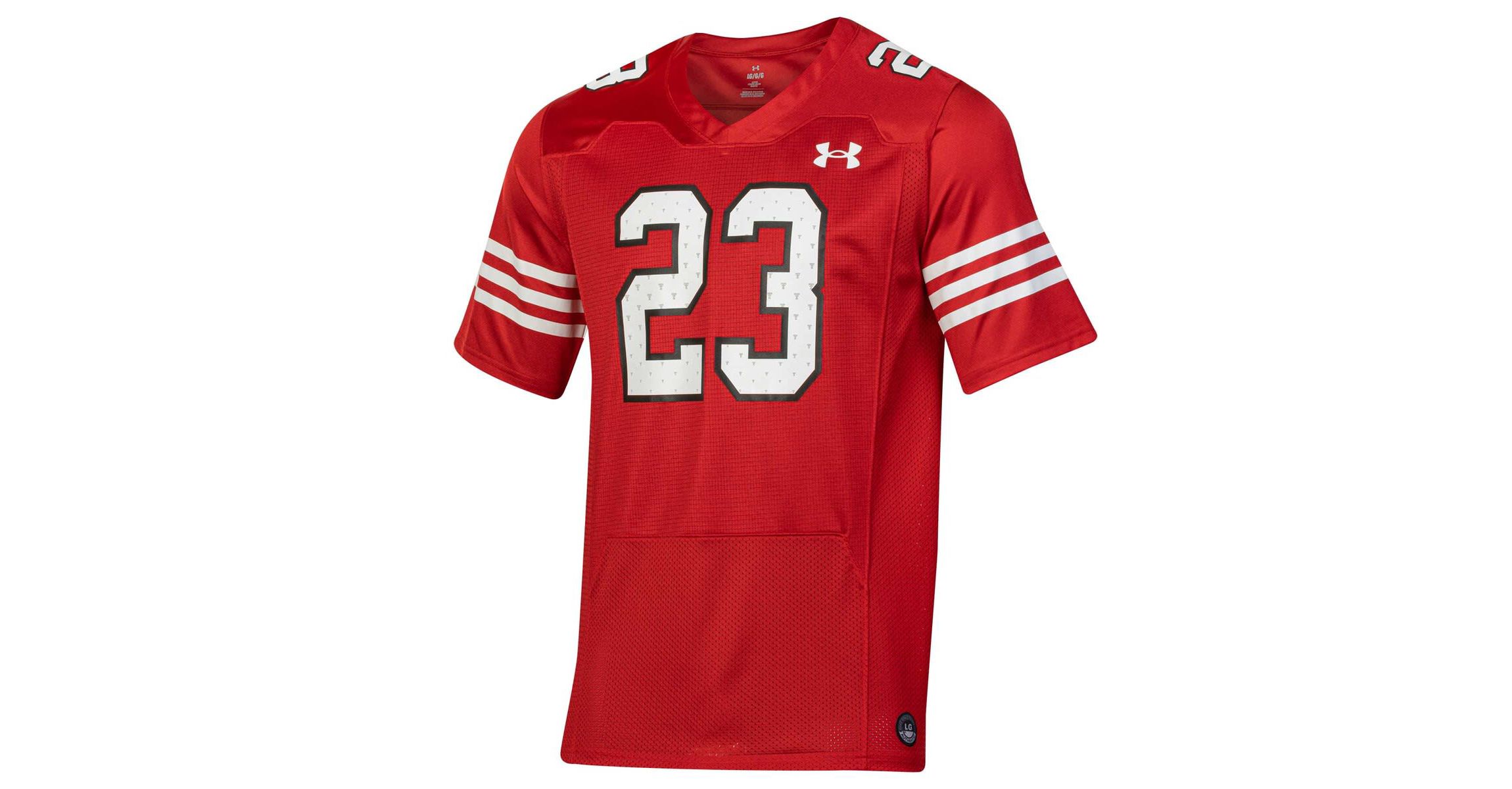 Texas Tech Red Raiders NCAA Under Armour #23 Texas Tech Raiders Throwback Replica Jersey