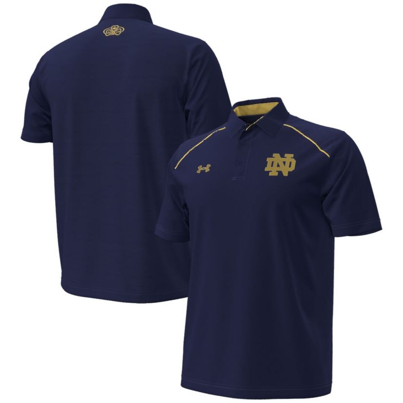NCAA Under Armour Notre Dame Fighting Irish 2023 Aer Lingus NCAA Football Classic Polo