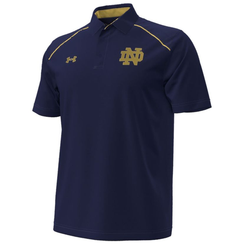 NCAA Under Armour Notre Dame Fighting Irish 2023 Aer Lingus NCAA Football Classic Polo