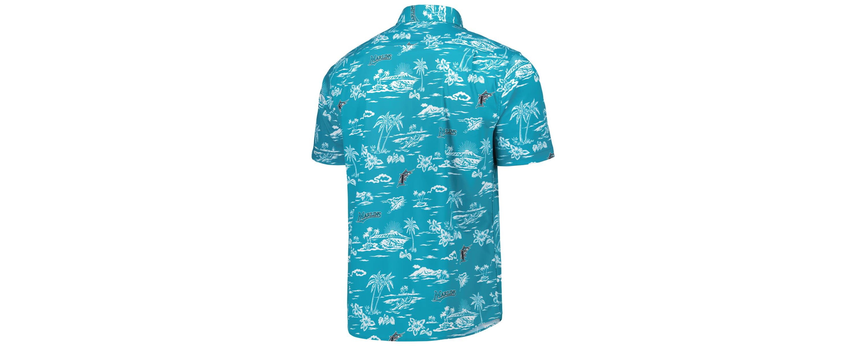 MLB Miami Marlins Kekai Button-Down Shirt