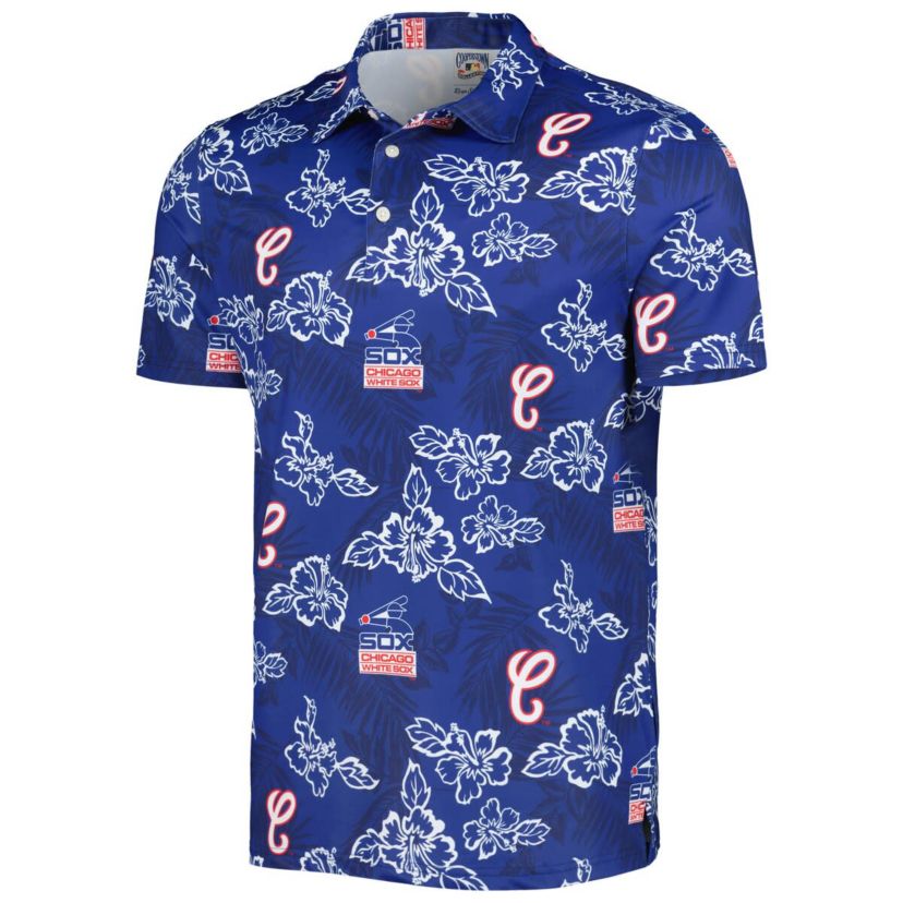 Chicago White Sox MLB Chicago Sox Cooperstown Collection Puamana Print Polo