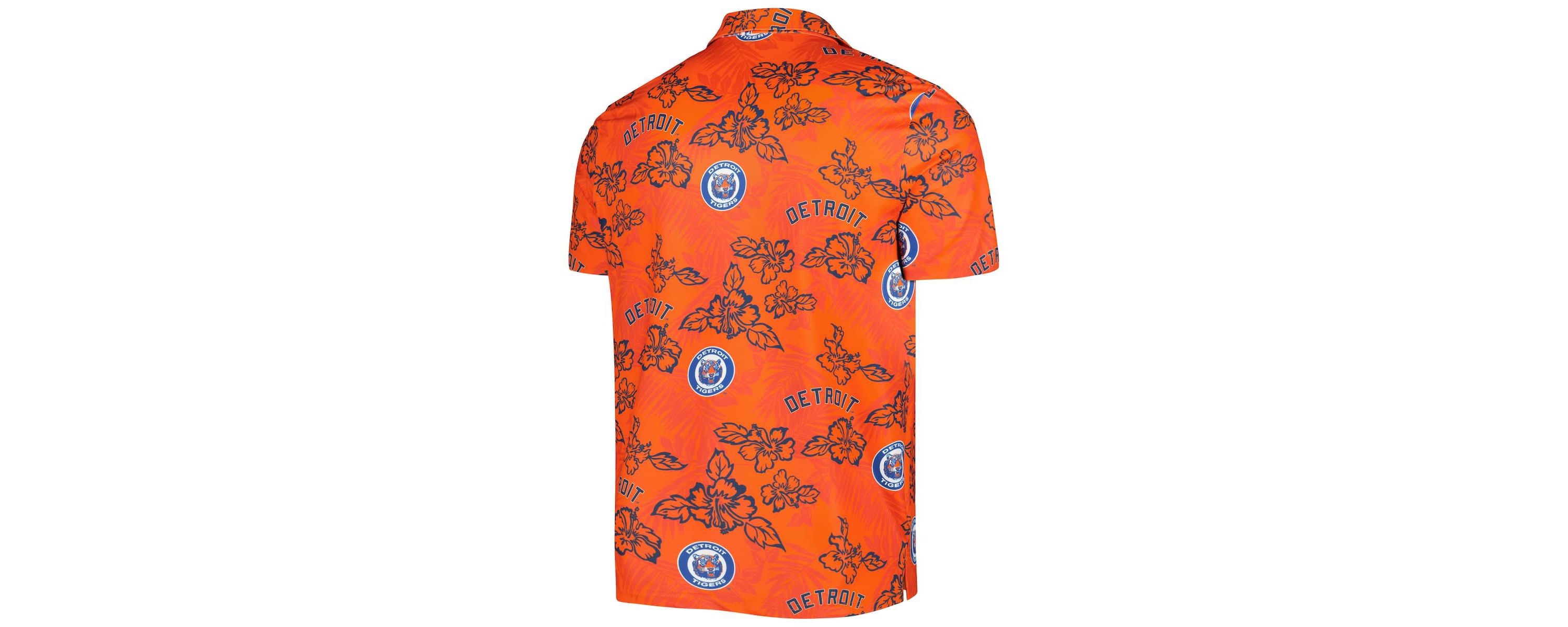 MLB Detroit Tigers Cooperstown Collection Puamana Print Polo