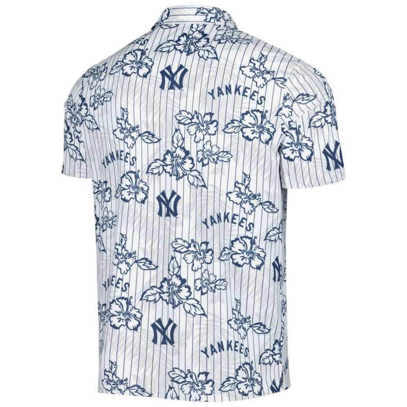 MLB New York Yankees Cooperstown Collection Puamana Print Polo
