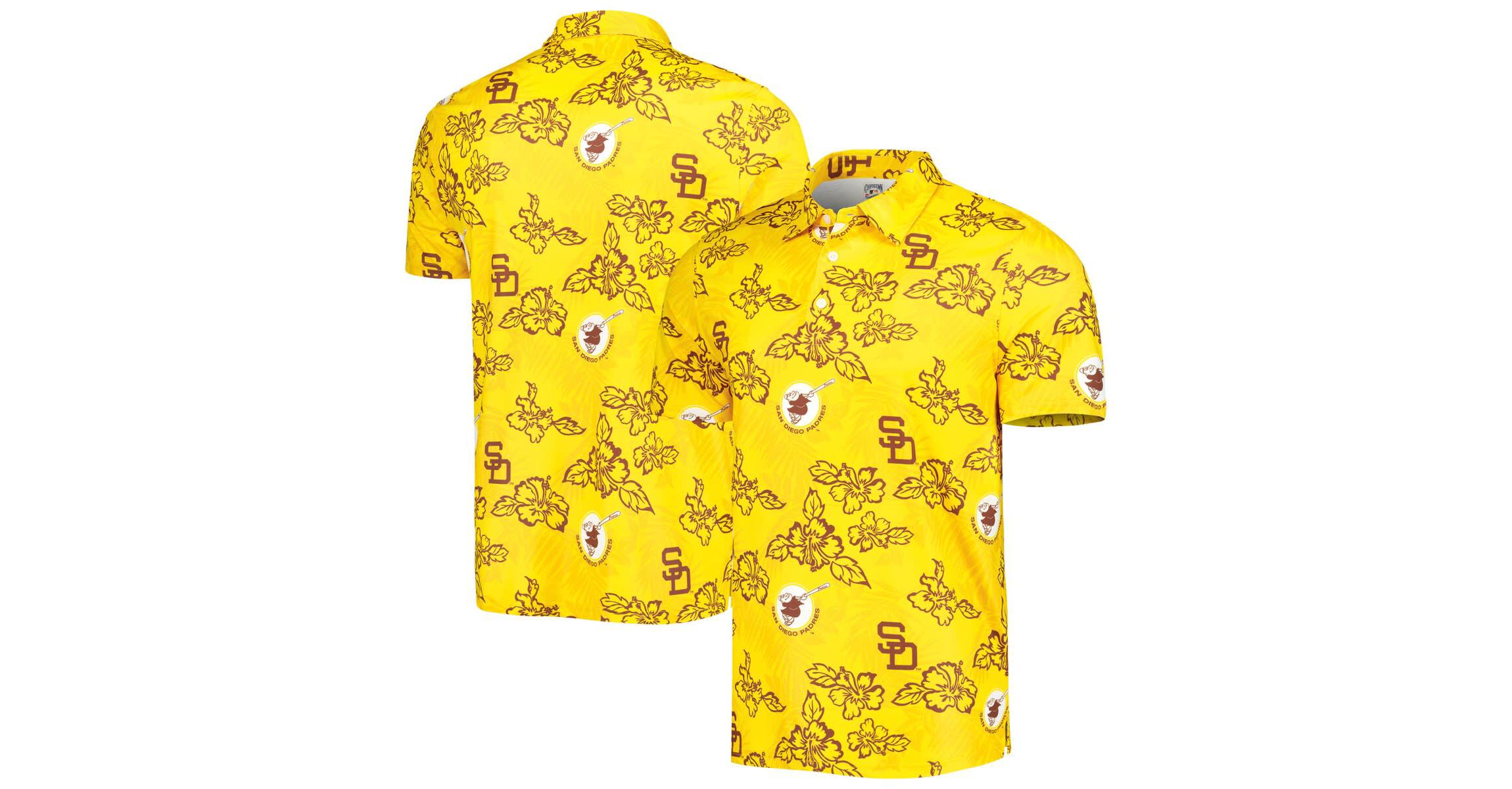 MLB San Diego Padres Cooperstown Collection Puamana Print Polo