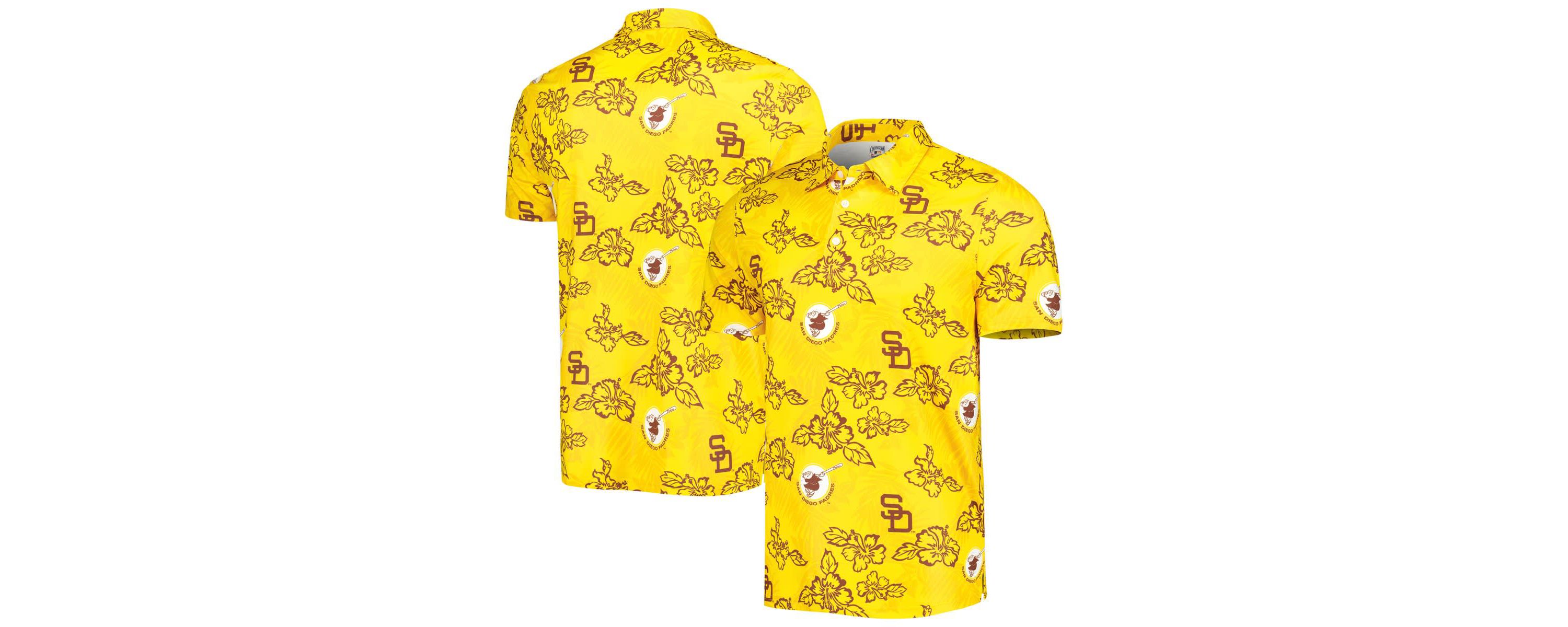 MLB San Diego Padres Cooperstown Collection Puamana Print Polo