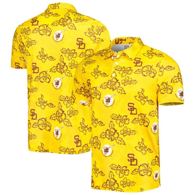 MLB San Diego Padres Cooperstown Collection Puamana Print Polo