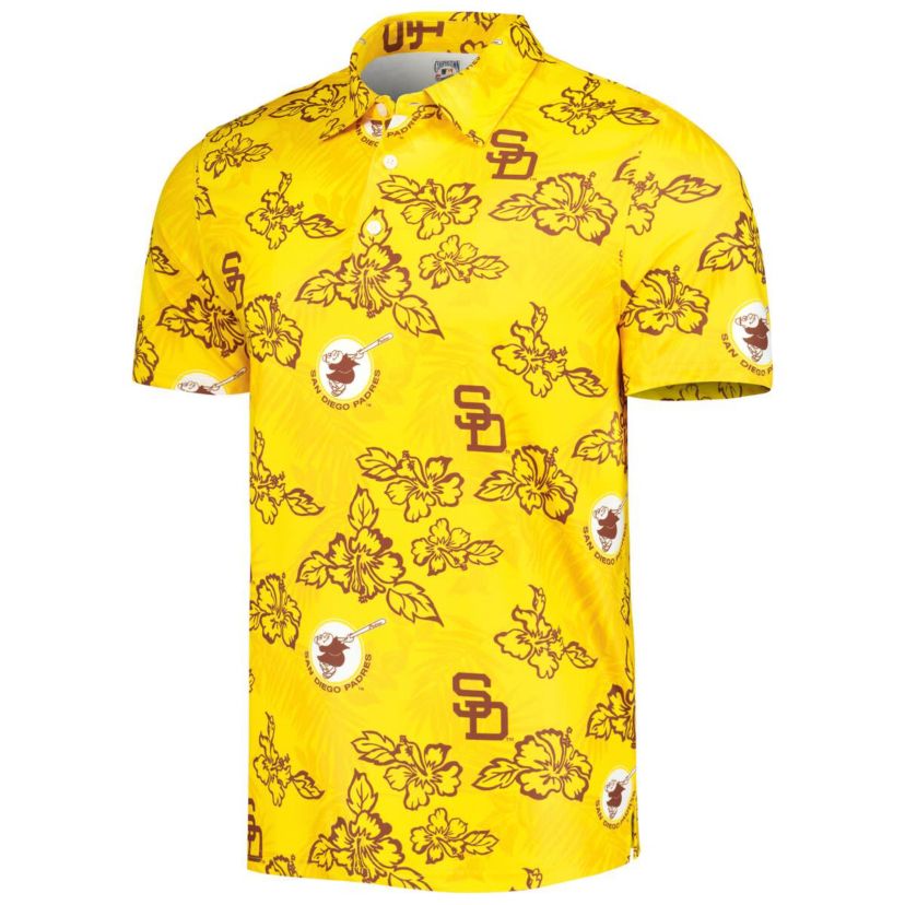 MLB San Diego Padres Cooperstown Collection Puamana Print Polo
