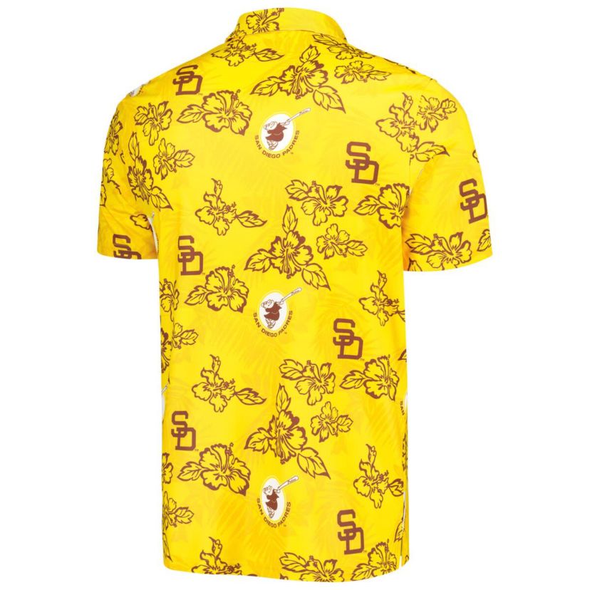 MLB San Diego Padres Cooperstown Collection Puamana Print Polo