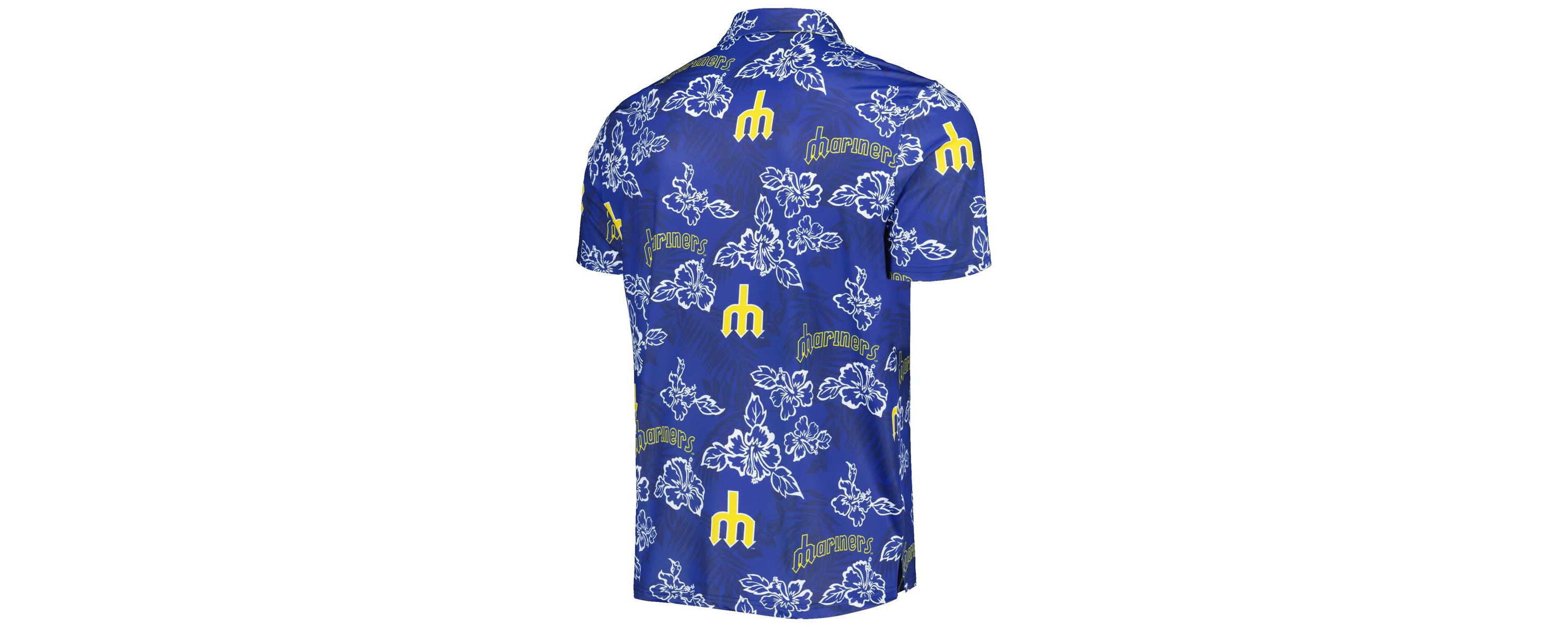 MLB Seattle Mariners Cooperstown Collection Puamana Print Polo