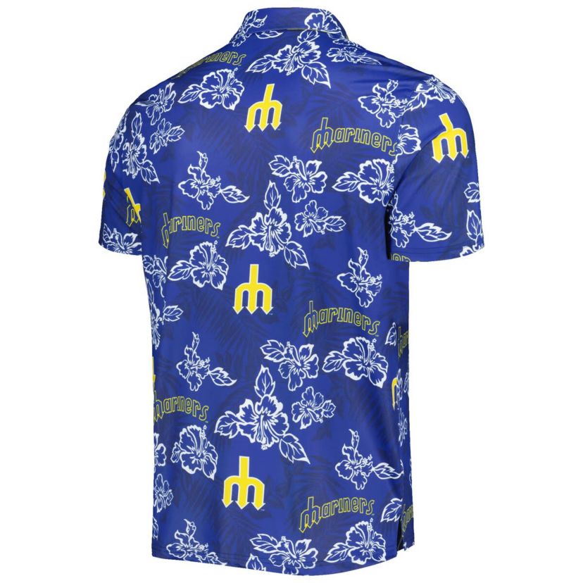 MLB Seattle Mariners Cooperstown Collection Puamana Print Polo