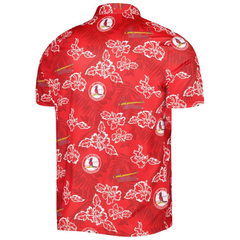 MLB St. Louis Cardinals Cooperstown Collection Puamana Print Polo