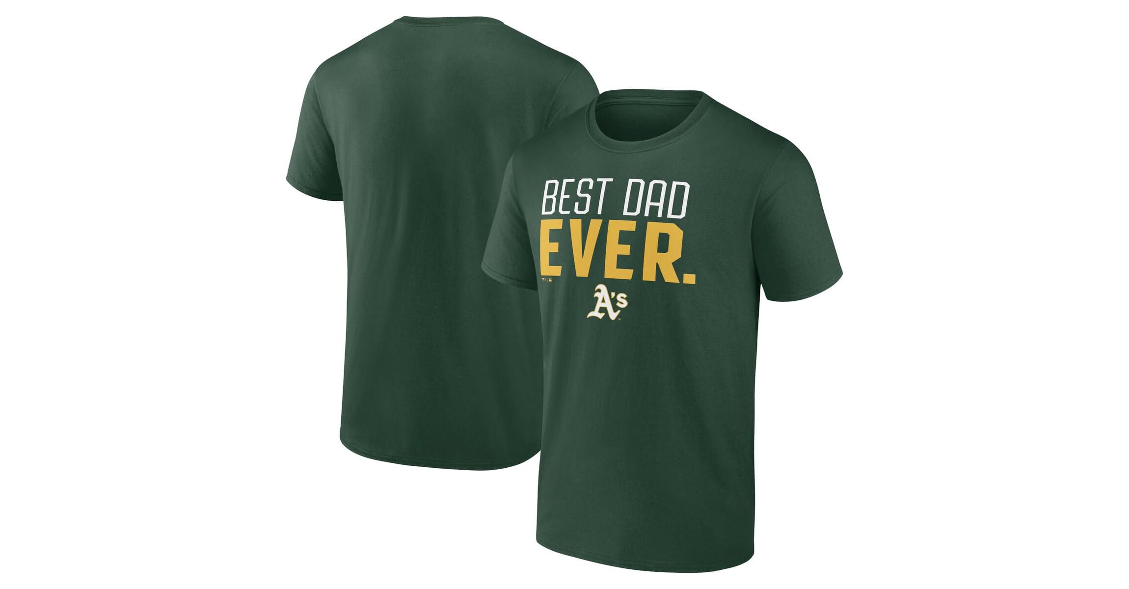 Oakland Athletics MLB Athletics Best Dad Ever T-Shirt