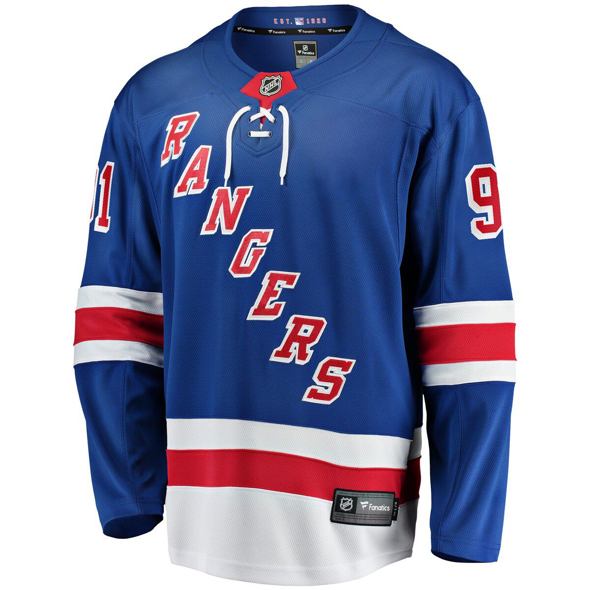 NHL Fanatics Vladimir Tarasenko New York Rangers Premier Breakaway Player Jersey
