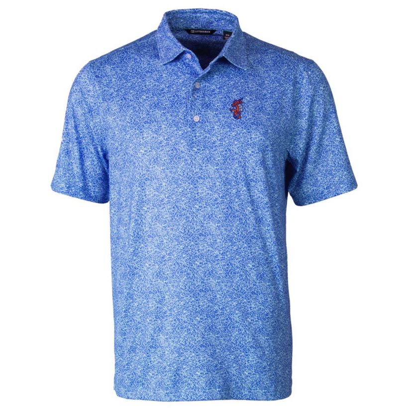 NCAA Florida Gators Swinging Gator Pike Constellation Print Stretch Polo