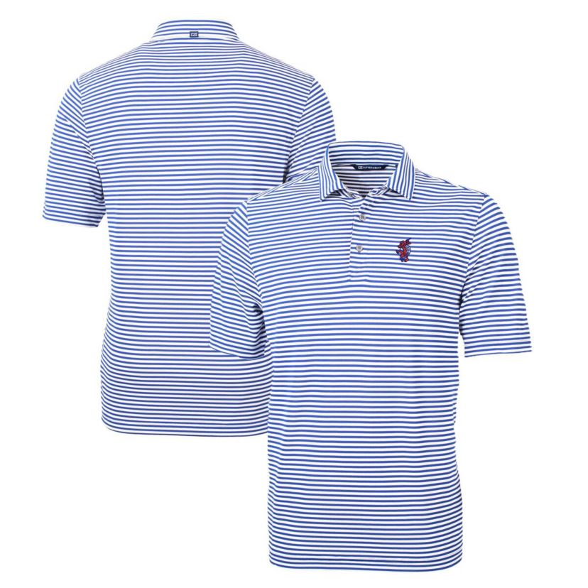 NCAA Florida Gators Swinging Gator Virtue Eco Pique Stripe Recycled Polo