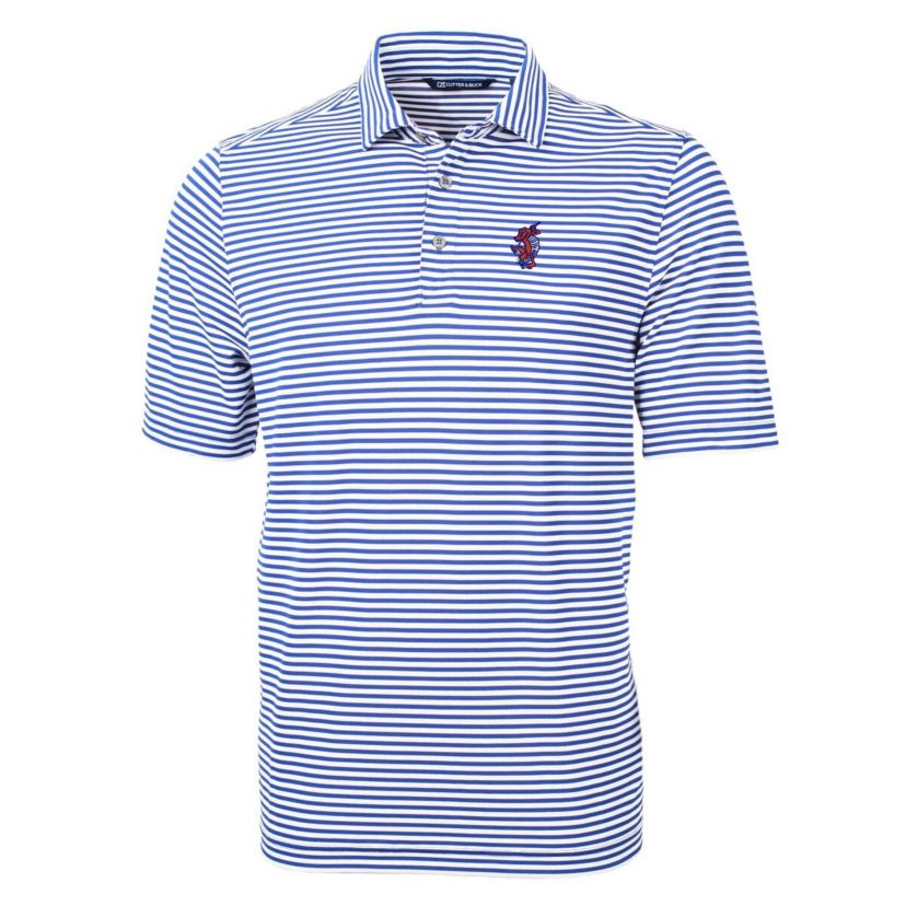 NCAA Florida Gators Swinging Gator Virtue Eco Pique Stripe Recycled Polo