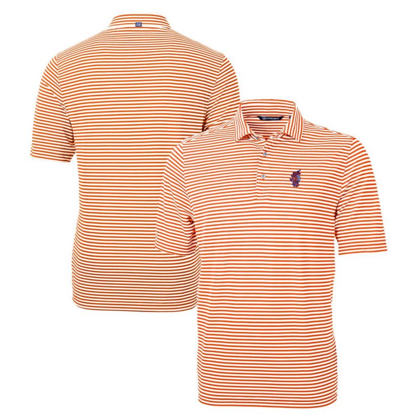 NCAA Florida Gators Swinging Gator Virtue Eco Pique Stripe Recycled Polo