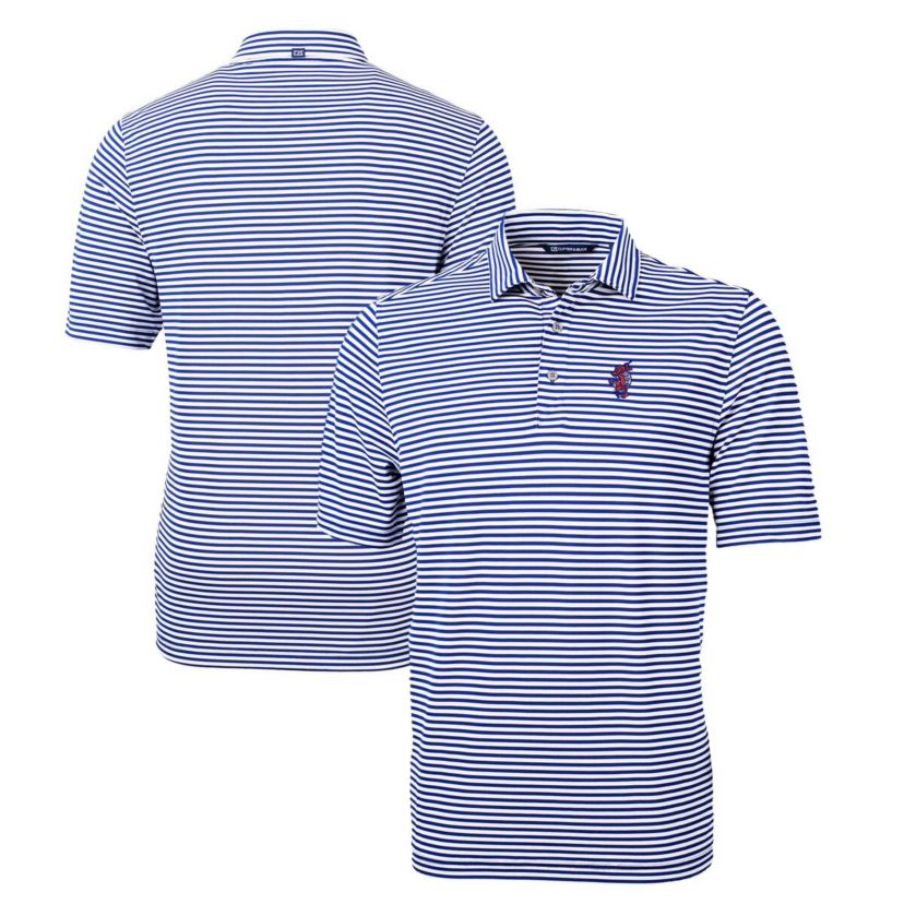 NCAA Florida Gators Swinging Gator Virtue Eco Pique Stripe Recycled Polo