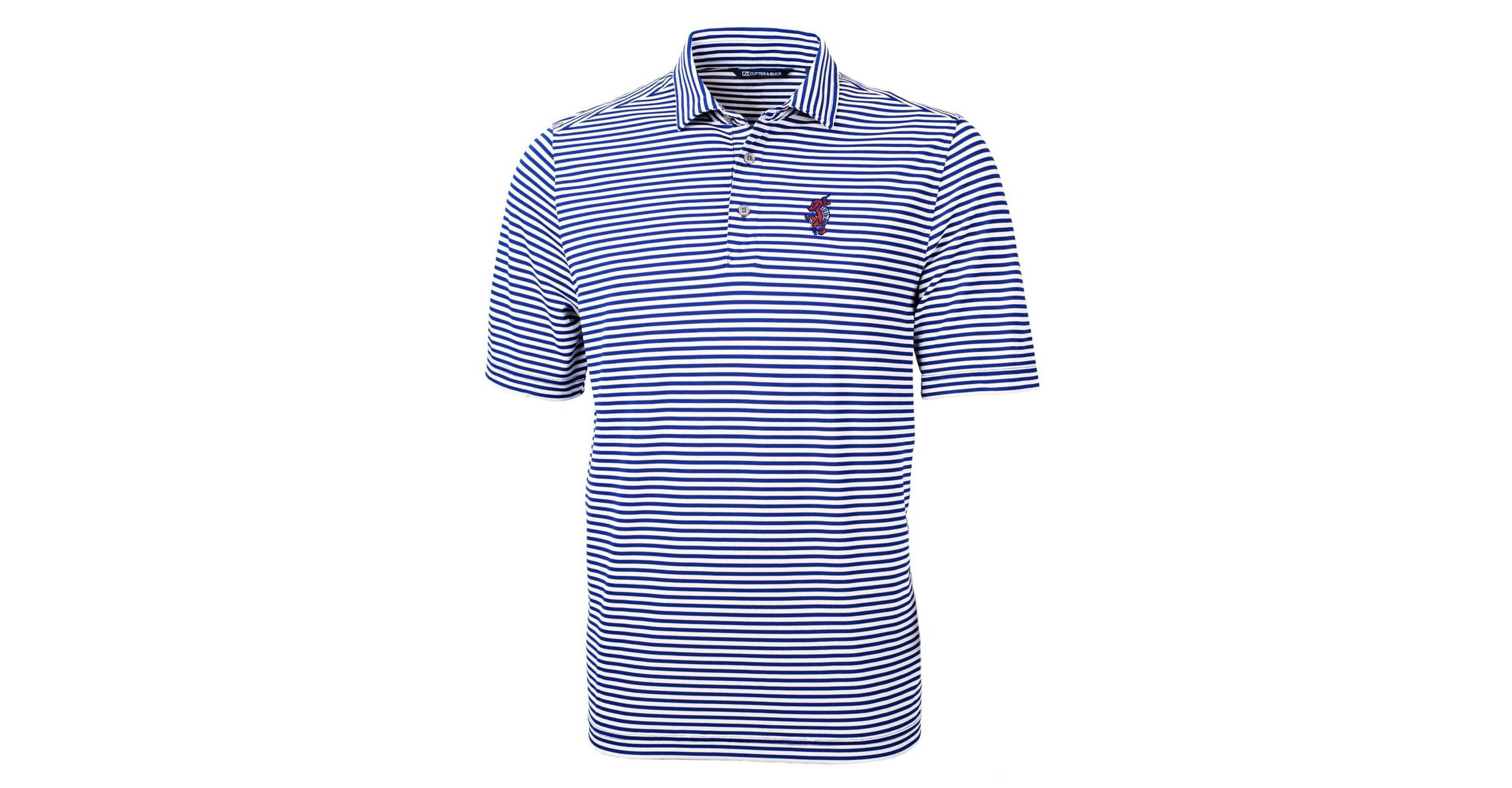 NCAA Florida Gators Swinging Gator Virtue Eco Pique Stripe Recycled Polo