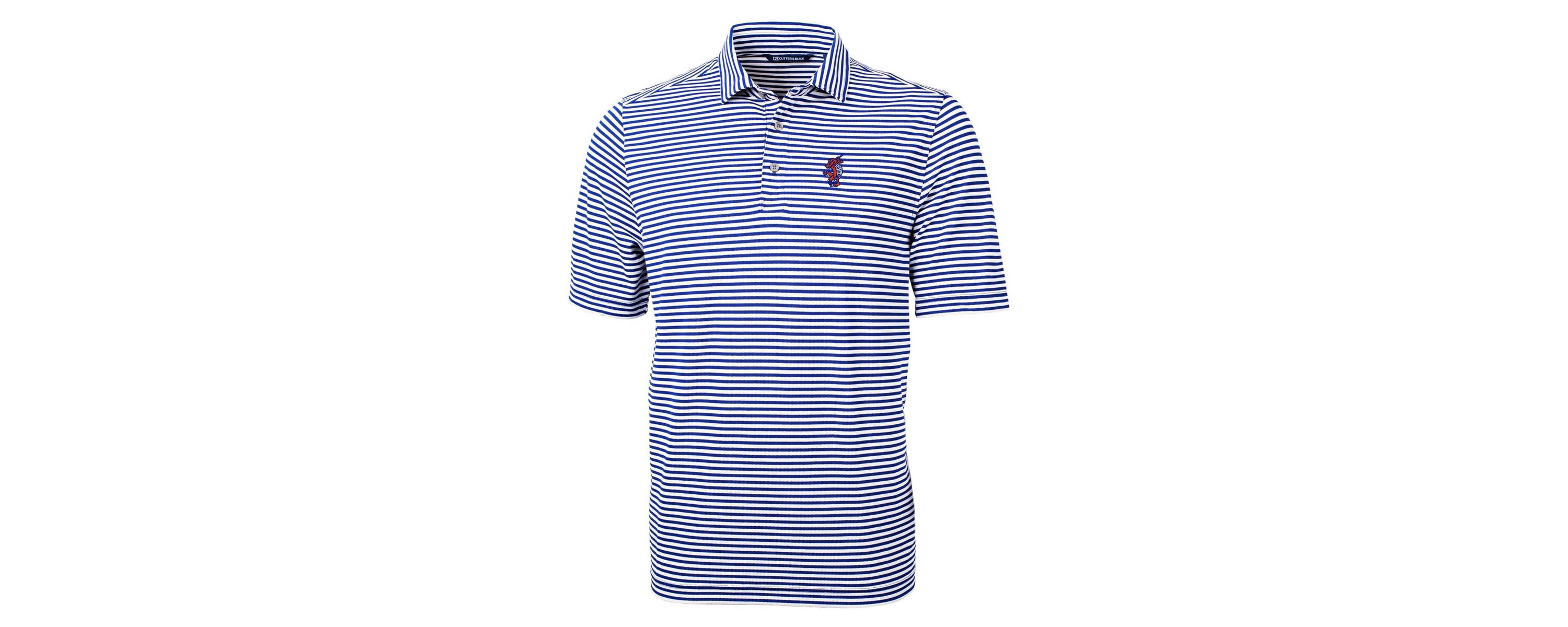 NCAA Florida Gators Swinging Gator Virtue Eco Pique Stripe Recycled Polo