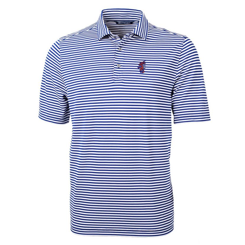 NCAA Florida Gators Swinging Gator Virtue Eco Pique Stripe Recycled Polo