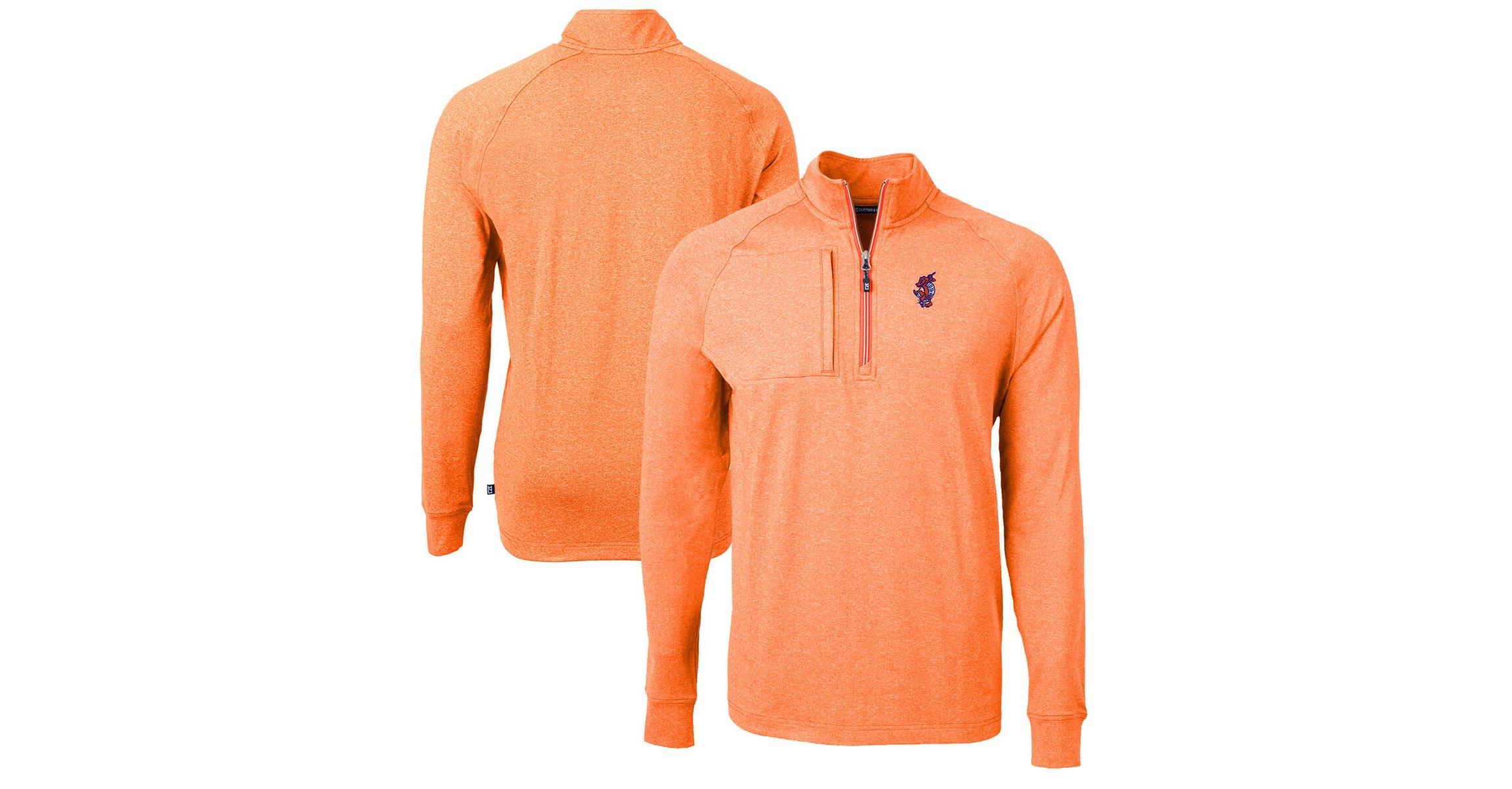 NCAA Florida Gators Swinging Gator Adapt Eco Knit Hybrid Recycled Quarter-Zip Pullover Top