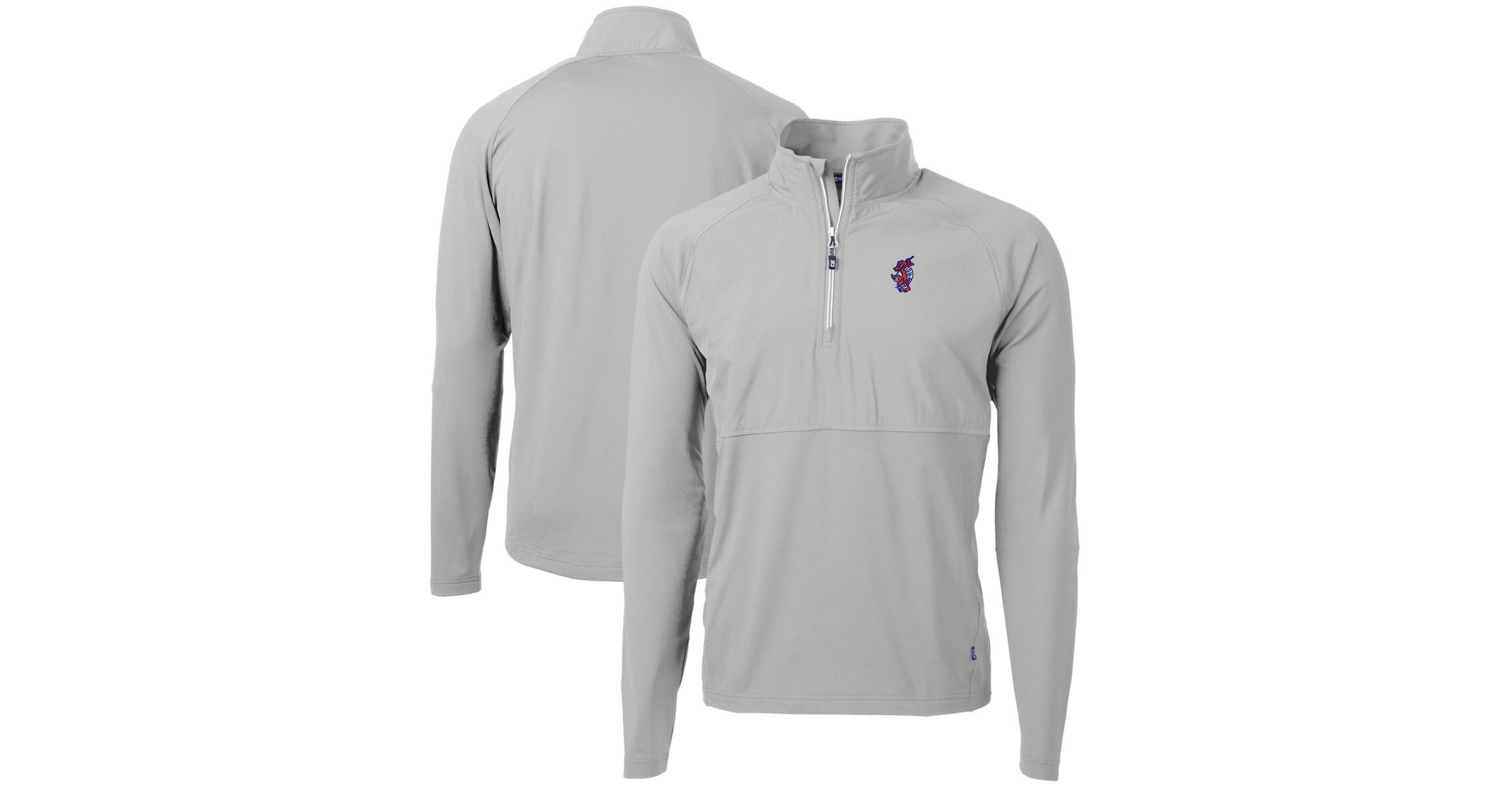 NCAA Florida Gators Swinging Gator Adapt Eco Knit Hybrid Recycled Quarter-Zip Pullover Top