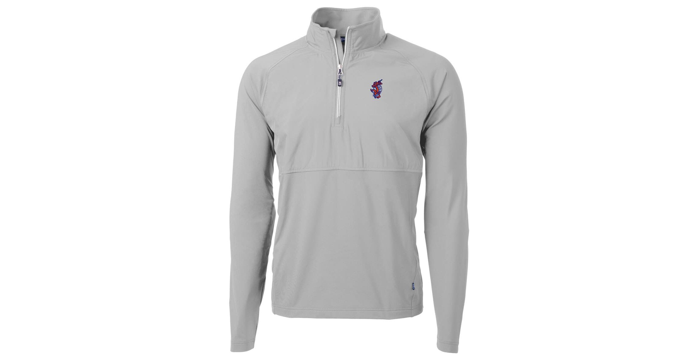 NCAA Florida Gators Swinging Gator Adapt Eco Knit Hybrid Recycled Quarter-Zip Pullover Top
