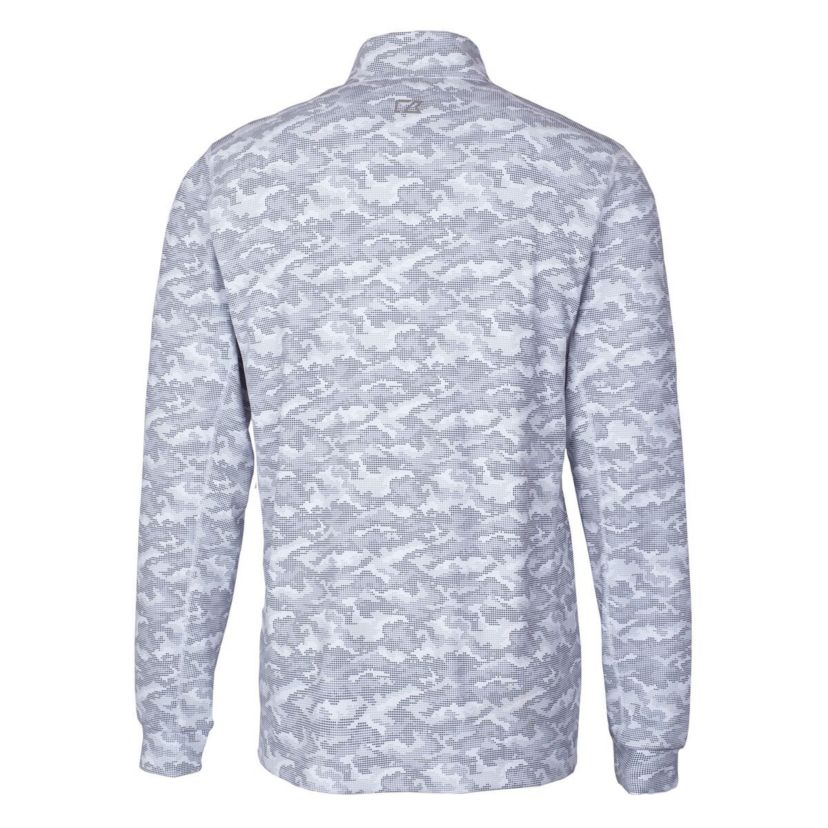 NCAA Florida Gators Swinging Gator Traverse Print Stretch Quarter-Zip Pullover Top