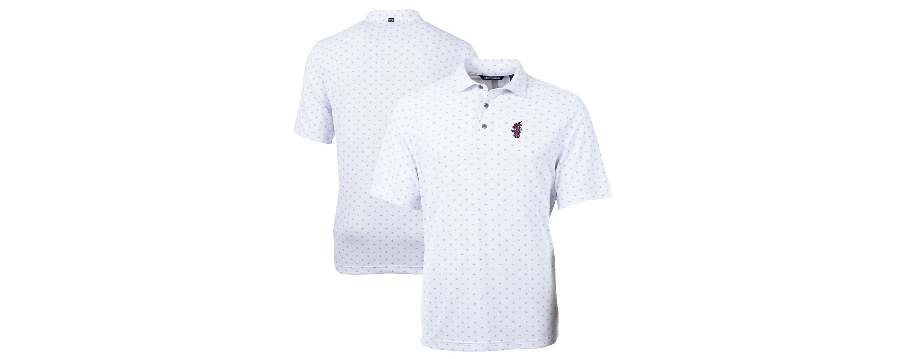 NCAA Florida Gators Swinging Gator Virtue Eco Pique Tile Print Recycled Polo