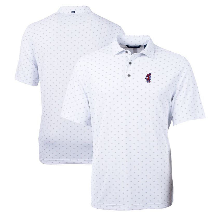 NCAA Florida Gators Swinging Gator Virtue Eco Pique Tile Print Recycled Polo