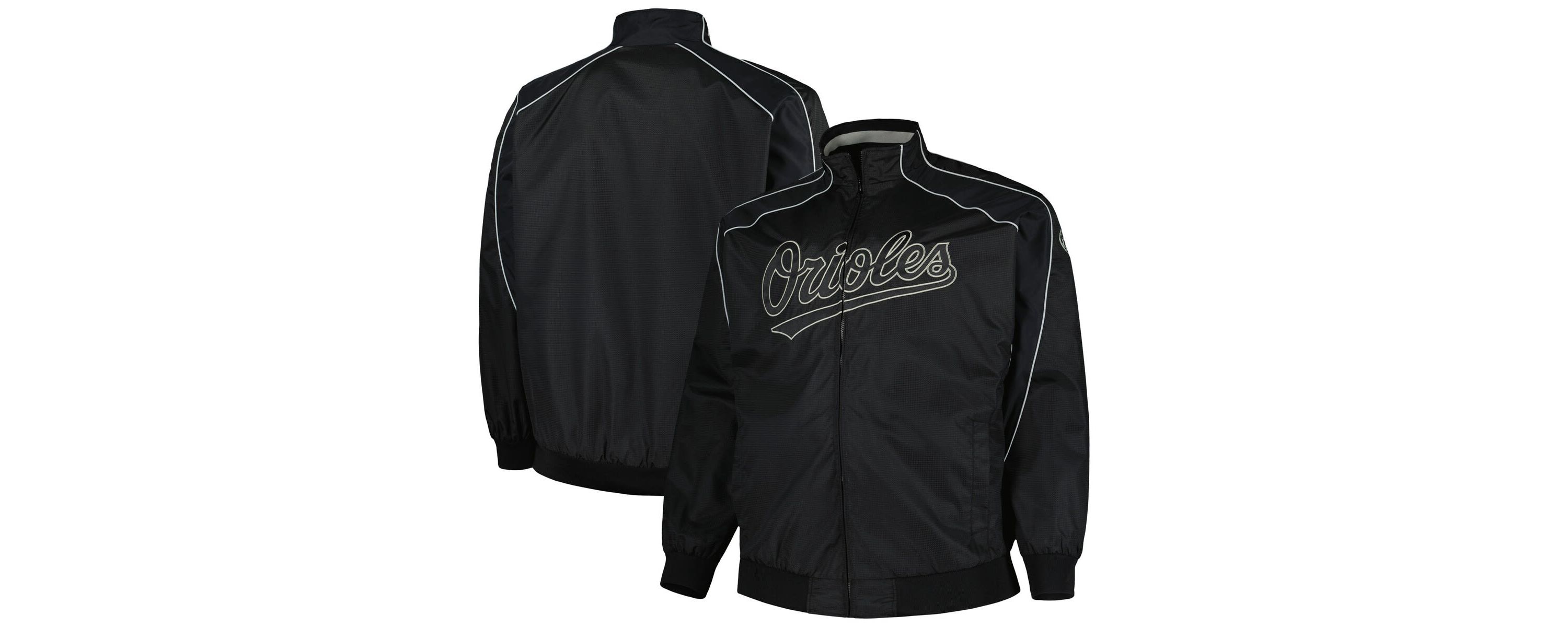 MLB Baltimore Orioles Nylon Full-Zip Jacket