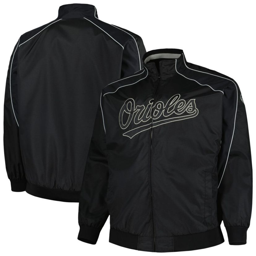 MLB Baltimore Orioles Nylon Full-Zip Jacket