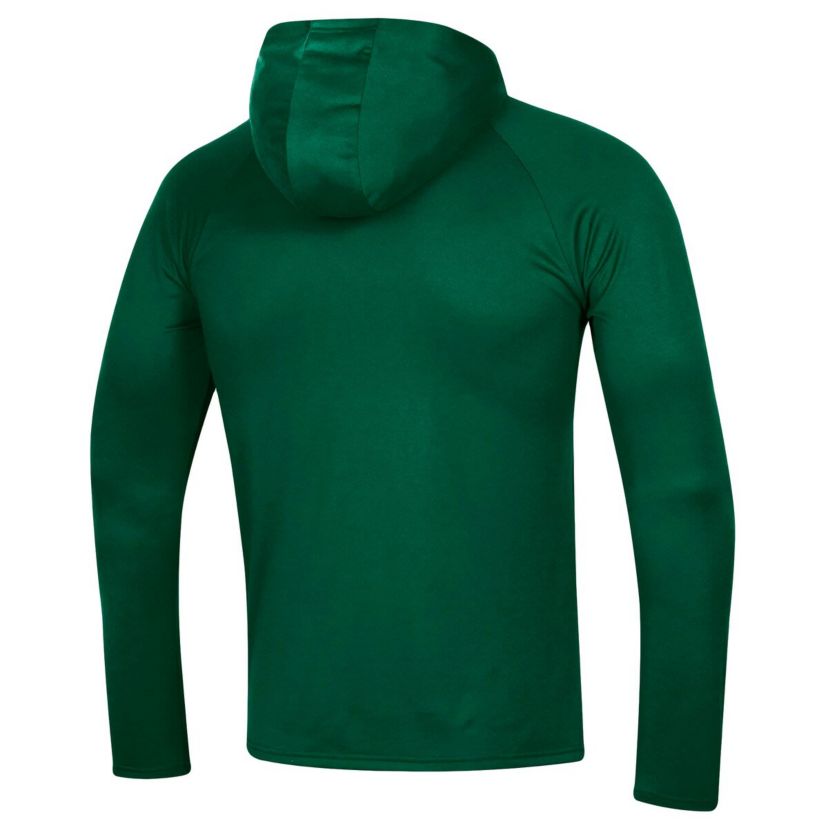NCAA Under Armour Colorado State Rams School Logo Raglan Long Sleeve Hoodie Performance T-Shirt