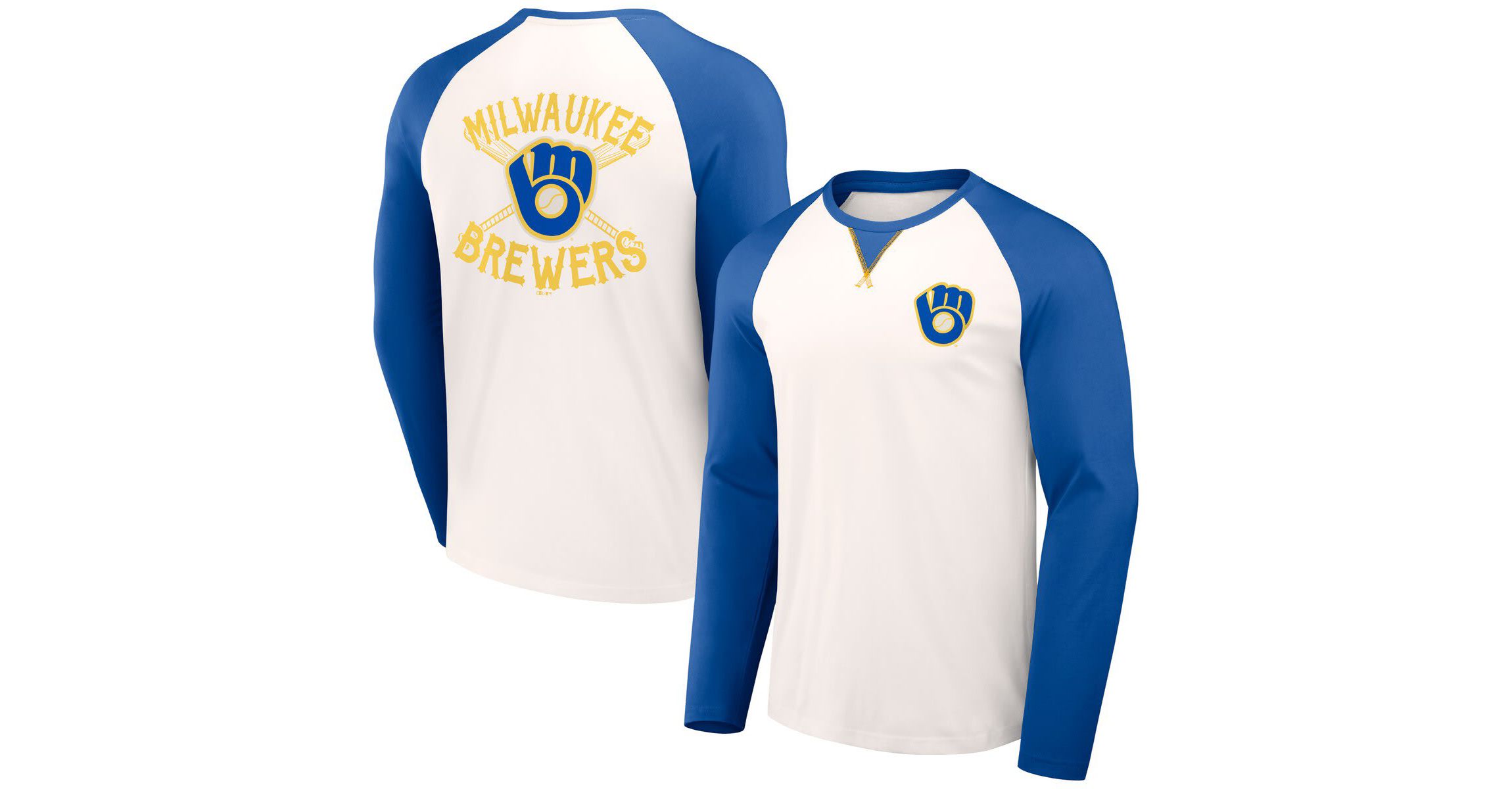 MLB Milwaukee Brewers Team Color Raglan T-Shirt
