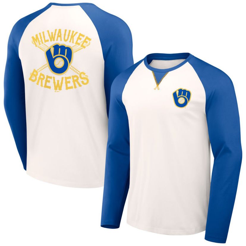 MLB Milwaukee Brewers Team Color Raglan T-Shirt