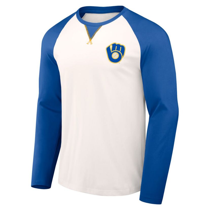 MLB Milwaukee Brewers Team Color Raglan T-Shirt