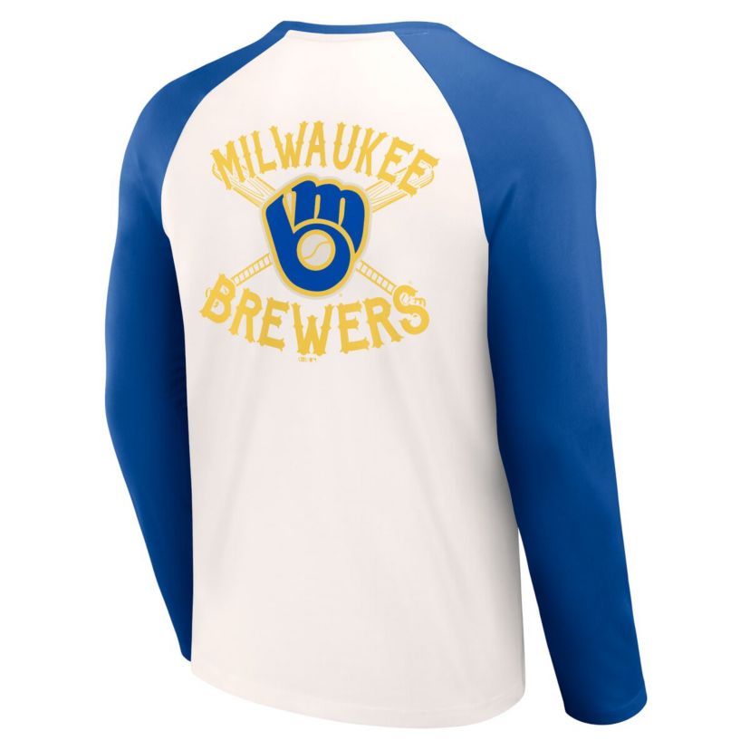 MLB Milwaukee Brewers Team Color Raglan T-Shirt