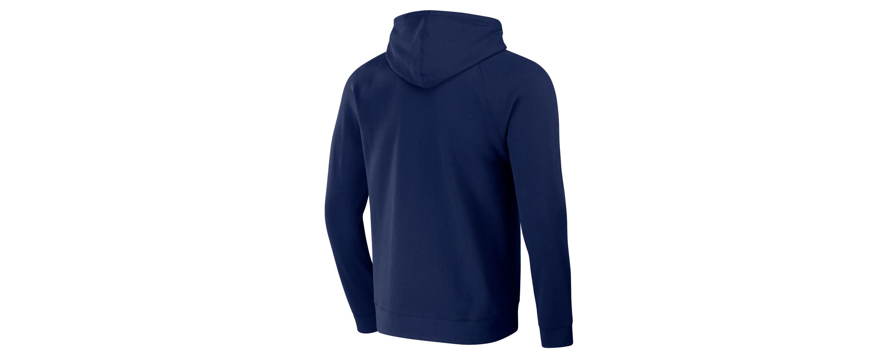 Boston Red Sox MLB Boston Sox Waffle-Knit Raglan Pullover Hoodie