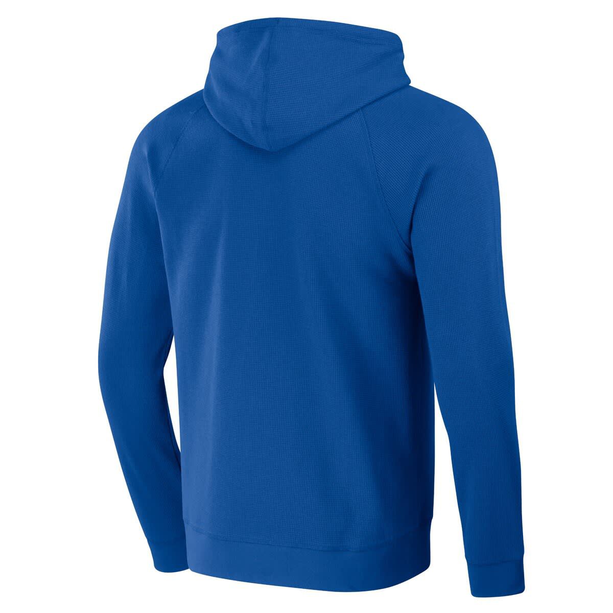 MLB Kansas City Royals Waffle-Knit Raglan Pullover Hoodie