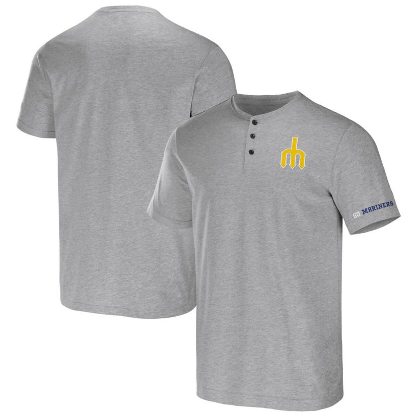 MLB Seattle Mariners Henley T-Shirt