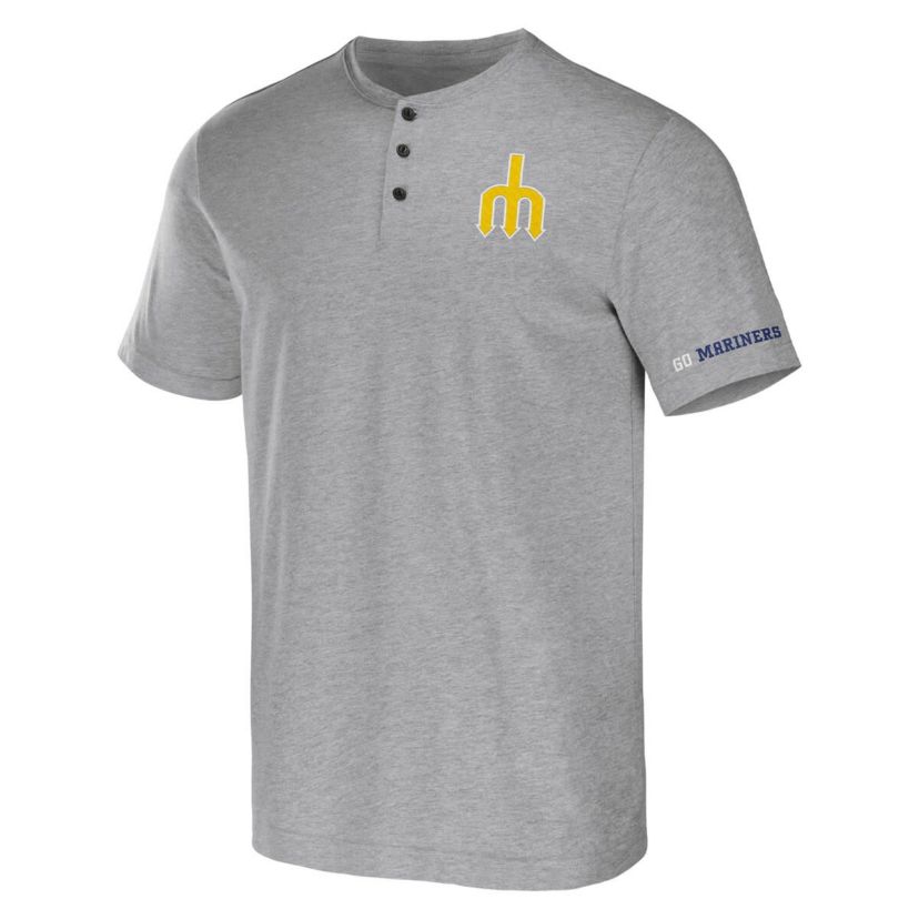 MLB Seattle Mariners Henley T-Shirt