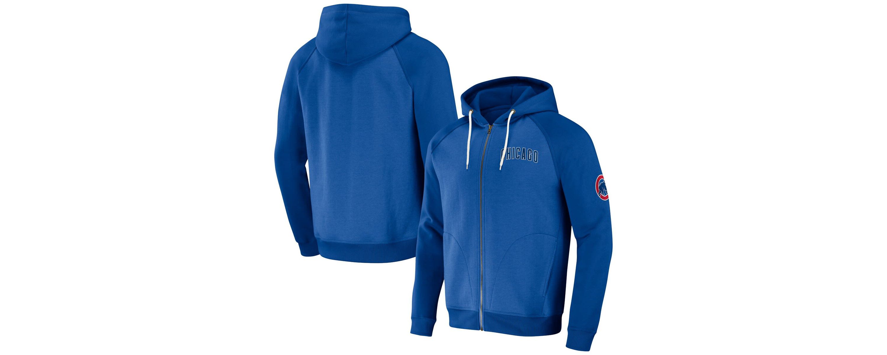 MLB Chicago Cubs Raglan Full-Zip Hoodie