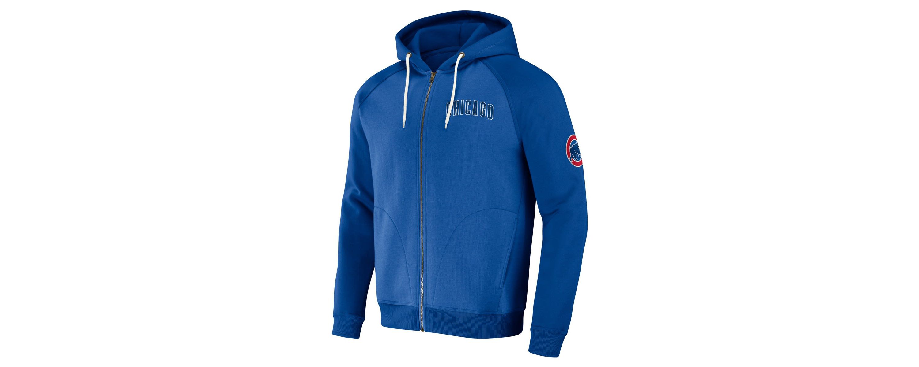 MLB Chicago Cubs Raglan Full-Zip Hoodie
