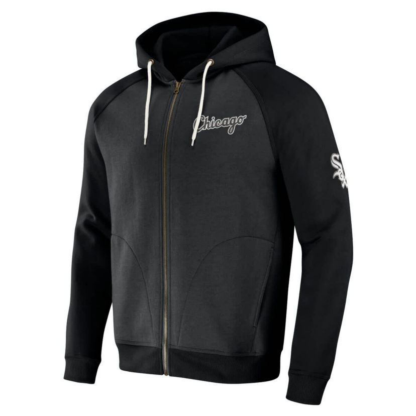 Chicago White Sox MLB Chicago Sox Raglan Full-Zip Hoodie